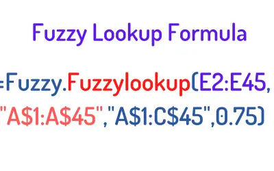 Fuzzy Lookup for Excel — Microsoft 365 plugin