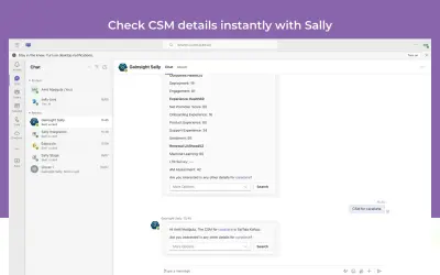 Gainsight Sally — Microsoft 365 plugin