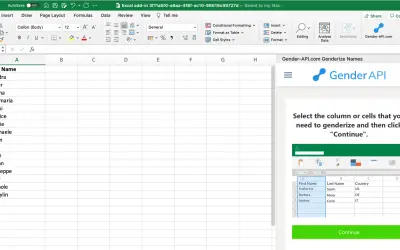 Gender-API.com - Genderize Names — Microsoft 365 plugin