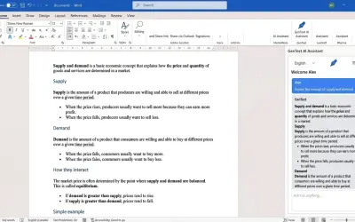 GenText AI Assistant — Microsoft 365 plugin