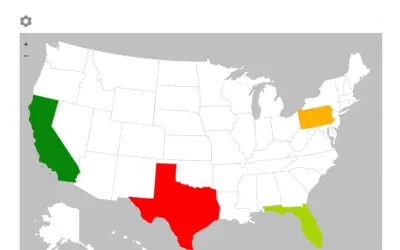 Geographic Heat Map — Microsoft 365 plugin