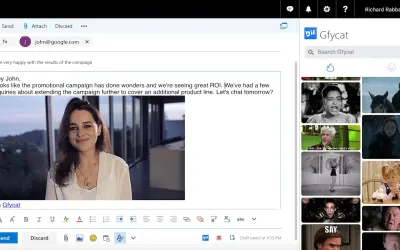 Gfycat - Find and send GIFs — Microsoft 365 plugin