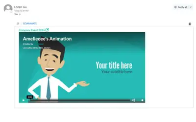 GoAnimate - Video Player — Microsoft 365 plugin