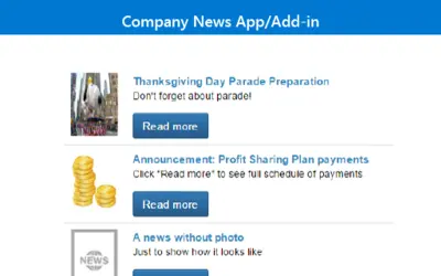 GoodPoint Company News Lite — Microsoft 365 plugin