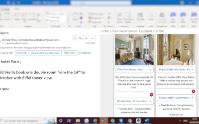 HERA - Hotel Email Reservation Assistant — Microsoft 365 plugin