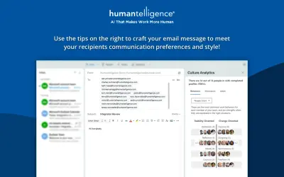 Humantelligence for Microsoft Outlook — Microsoft 365 plugin