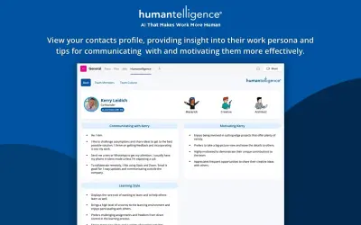 Humantelligence for Microsoft Teams — Microsoft 365 plugin