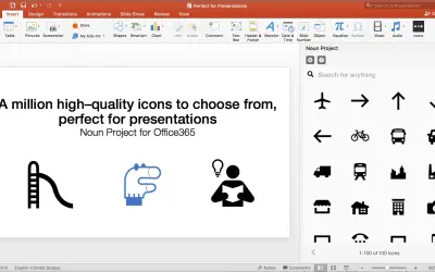 Icons by Noun Project — Microsoft 365 plugin