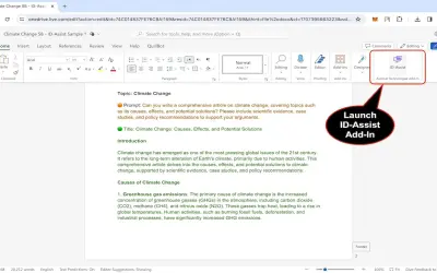 ID-Assist — Microsoft 365 plugin