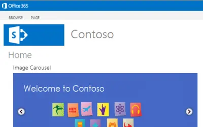 Image Carousel — Microsoft 365 plugin