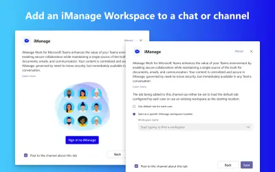 iManage — Microsoft 365 plugin