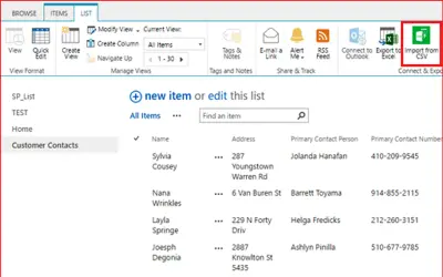 Import Excel or CSV to List — Microsoft 365 plugin