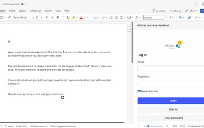 Infinitas Assistant — Microsoft 365 plugin