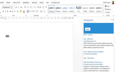 Intrasearch — Microsoft 365 plugin
