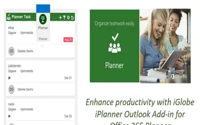 iPlanner Office 365 Planner Add-in for Outlook — Microsoft 365 plugin