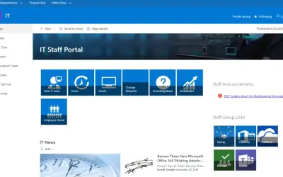 IT Helpdesk: IT Support Software for SharePoint & M365 — Microsoft 365 plugin