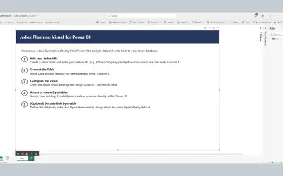 Jedox Planning Visual for Power BI — Microsoft 365 plugin