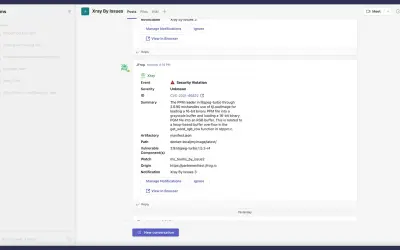 JFrog — Microsoft 365 plugin