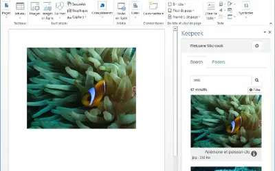 Keepeek Photo Library for your Documents — Microsoft 365 plugin