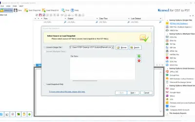 Kernel OST to PST Converter — Microsoft 365 plugin