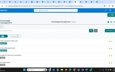 Knowledge Management Software — Microsoft 365 plugin