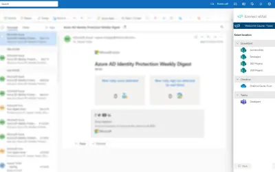 Konnect eMail SharePoint Explorer for Outlook — Microsoft 365 plugin