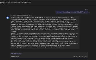 Langdock — Microsoft 365 plugin