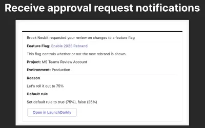 LaunchDarkly — Microsoft 365 plugin