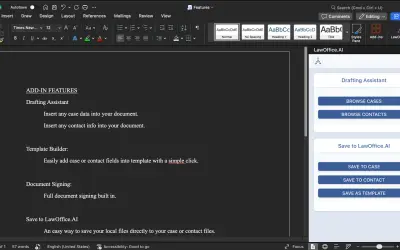 LawOffice.AI — Microsoft 365 plugin