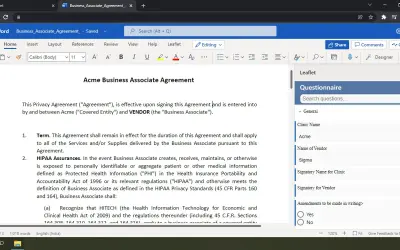 Leaflet for Word Online — Microsoft 365 plugin