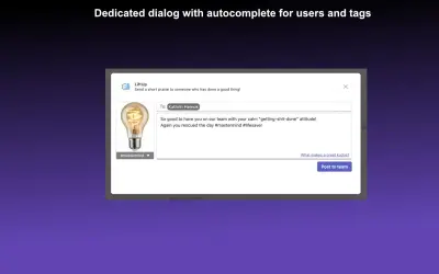 LiftUp — Microsoft 365 plugin