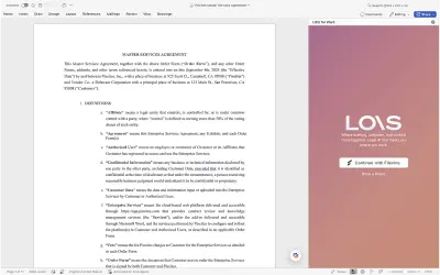 LOIS for Word — Microsoft 365 plugin