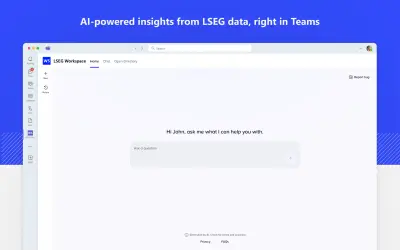 LSEG Workspace — Microsoft 365 plugin