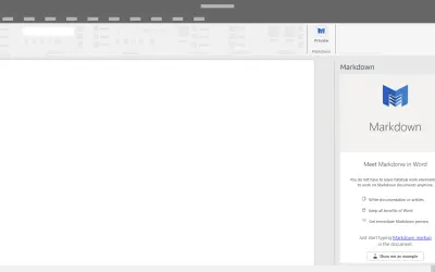 Markdown — Microsoft 365 plugin