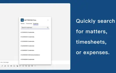 MATTEROOM Prime — Microsoft 365 plugin