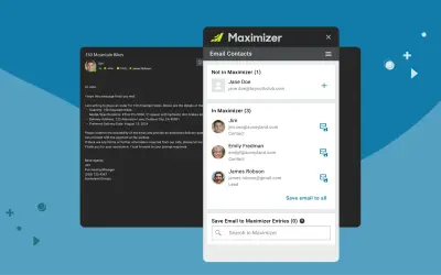 Maximizer CRM for Outlook — Microsoft 365 plugin