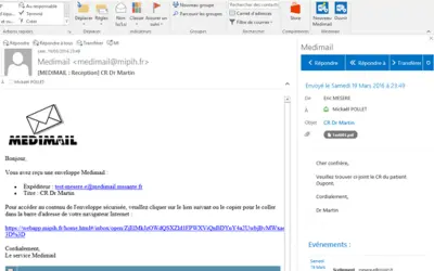 Medimail - Messagerie Sécurisée de Santé (MSSanté) — Microsoft 365 plugin