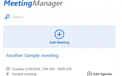 Meeting Manager — Microsoft 365 plugin