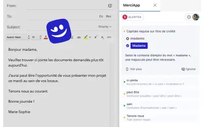MerciApp pour Outlook — Microsoft 365 plugin