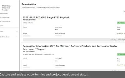 Meridian Proposal Center — Microsoft 365 plugin