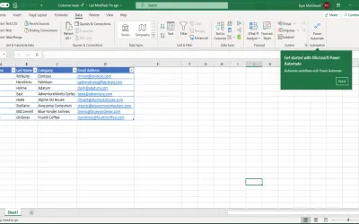 Microsoft Power Automate for Excel — Microsoft 365 plugin