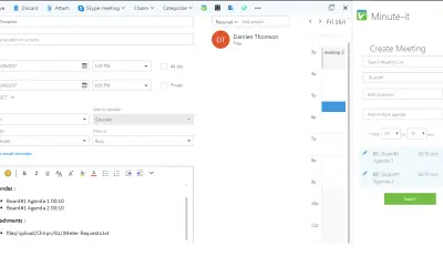Minute-it Agendas & Templates — Microsoft 365 plugin