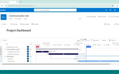 Modern Gantt Chart — Microsoft 365 plugin