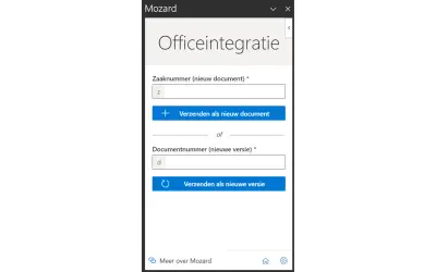 Mozard Add-in for Office — Microsoft 365 plugin