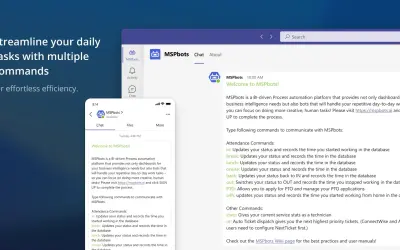 MSPbots — Microsoft 365 plugin