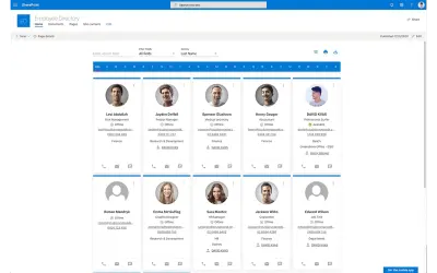 Node Vision - Employee Directory — Microsoft 365 plugin