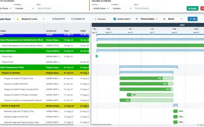 P6 gantt chart by elwaha.net — Microsoft 365 plugin