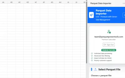 Parquet Power Tools - Importer — Microsoft 365 plugin