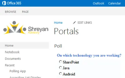 Poll App — Microsoft 365 plugin