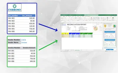 Power Reconcile For Excel — Microsoft 365 plugin